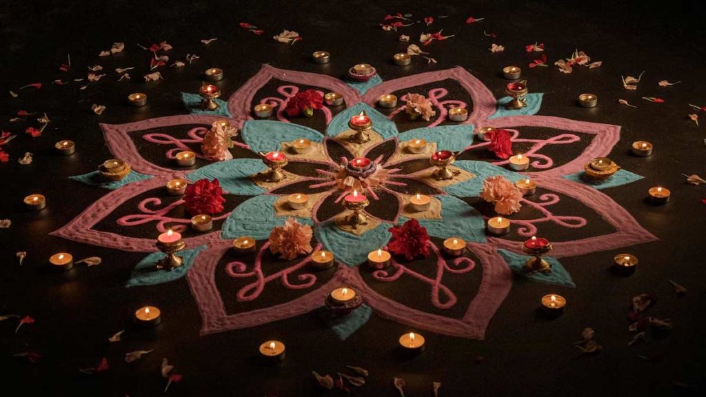Diwali Best Square Rangoli: Brighten Your Home This Festival